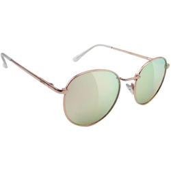 GLASSY RIDLEY ROSE GOLD/PINK MIRROR SUNGLASSES