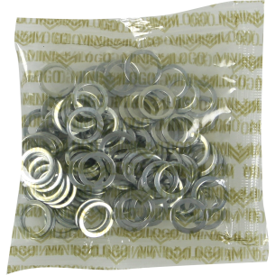 ML 100/PACK AXLE WASHERS SILVER