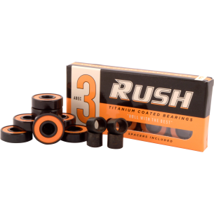 RUSH ABEC-3 BEARINGS W/SPACERS ppp