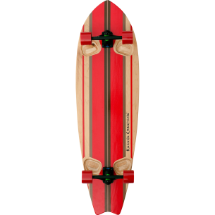 KAHUNA SHAKA SURF 46" COMPLETE-13.7x46 NAT/RED