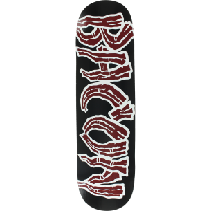 BACON FONT DECK-8.5 BLACK/RED