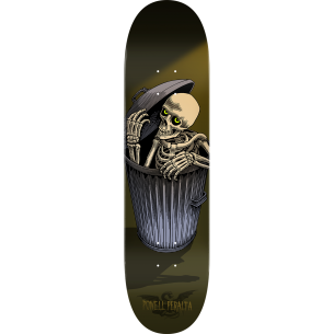 PWL/P GARBAGE CAN SKELLY DECK-8.5 OLIVE ppp