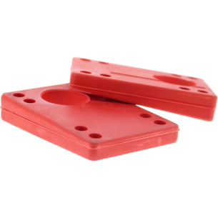 WEDGE RUBBER SHOCK PAD SET 1/4x1/2 RED 2pcs