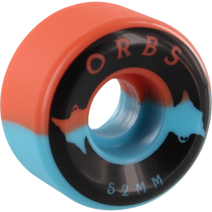 ORBS SPECTERS 52mm 99a  BLUE/CORAL W/BLACK (Set of 4)