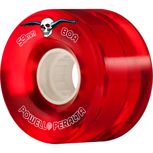 PWL/P CLEAR CRUISER 59mm 80a RED (Set of 4)