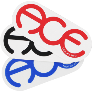 ACE RINGS 3" STICKER ASSORTED 1pc