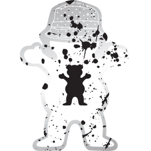 GRIZZLY JOHNSON SPLATTER BEAR DECAL 1pc